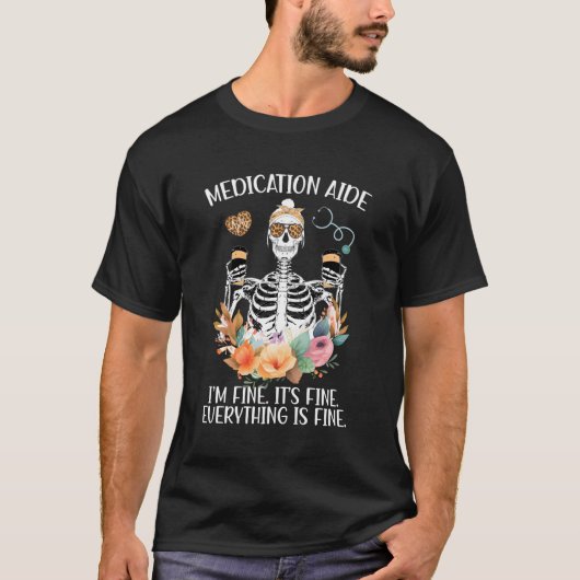 投薬Aide Med Aide投薬Aide Tシャツ (正面)