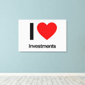 投資が大好き キャンバスプリント (インサイチュ (ウッドフロア))