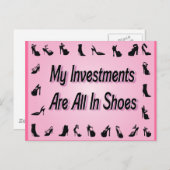 投資は皆既成だ ポストカード (正面/裏面)