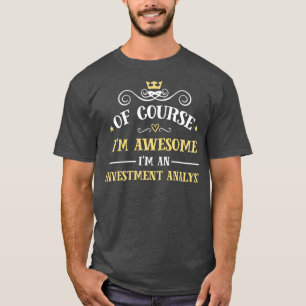 投資アナリスト Tシャツ