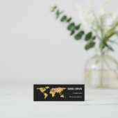 投資ファイナンス・アドバイザのアナリスト スキニー名刺 (スタンド正面)