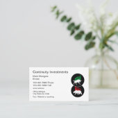 投資ブローカーの名刺 名刺 (スタンド正面)