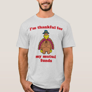 投資信託のために感謝している Tシャツ