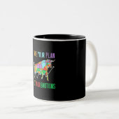 投資家による計画の交換 ツートーンマグカップ (正面右)