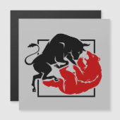 投資家の取引の強気及び弱気市場のカスタム (正面/裏面)