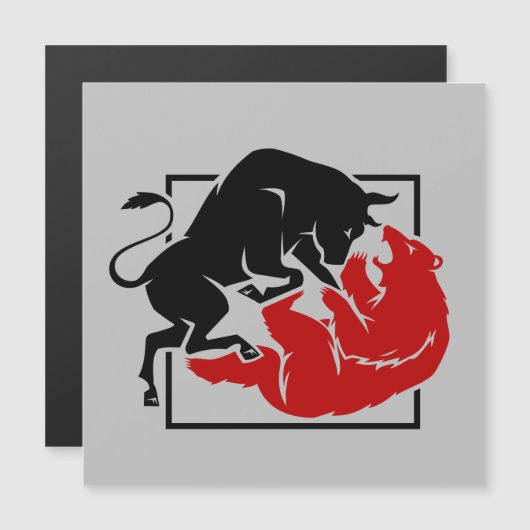 投資家の取引の強気及び弱気市場のカスタム (正面/裏面)