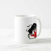 投資家の取引の強気及び弱気市場のカスタム コーヒーマグカップ (正面右)