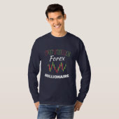 投資家の将来の外国為替の億万長者 Tシャツ (正面フル)