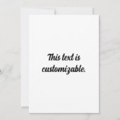 投資家の強気及び弱気市場カスタムカード 招待状 (裏面)