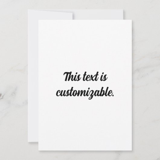 投資家の強気及び弱気市場カスタムカード 招待状 (裏面)