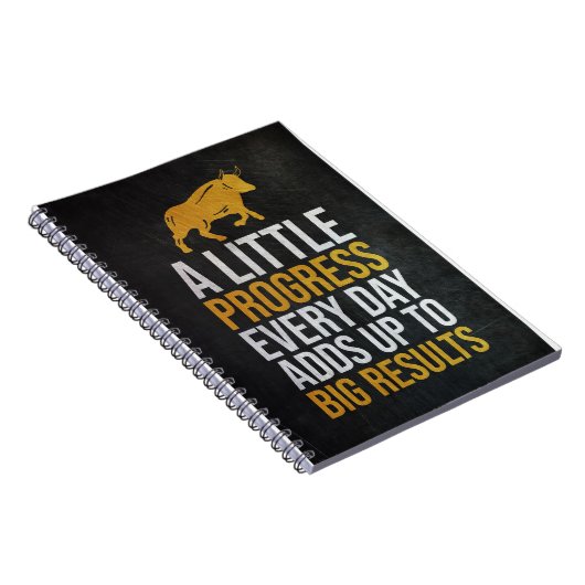 投資家の進捗状況の大きな成果 ノートブック (右側)