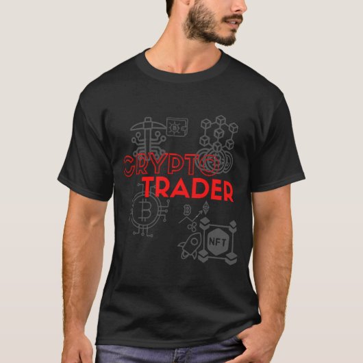投資家のNFT暗号通貨の暗号トレーダー Tシャツ (正面)