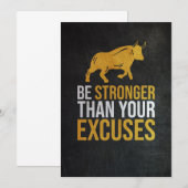 投資家は言い訳より強い セーブザデート (正面/裏面)