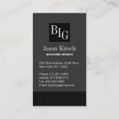 投資家向け名刺 名刺 (裏面)