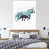 投資家向け弱気市場 キャンバスプリント (インサイチュ (寝室))