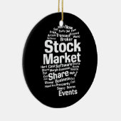 投資家株式市場ワードヘッド セラミックオーナメント (右)