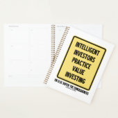 投資家知性があるが価値投資を実践 プランナー手帳 (ディスプレー)