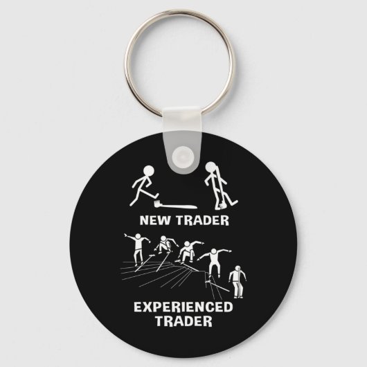 投資家経験豊富なトレーダー キーホルダー (正面)