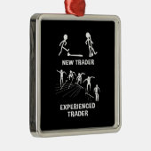 投資家経験豊富なトレーダー メタルオーナメント (右)