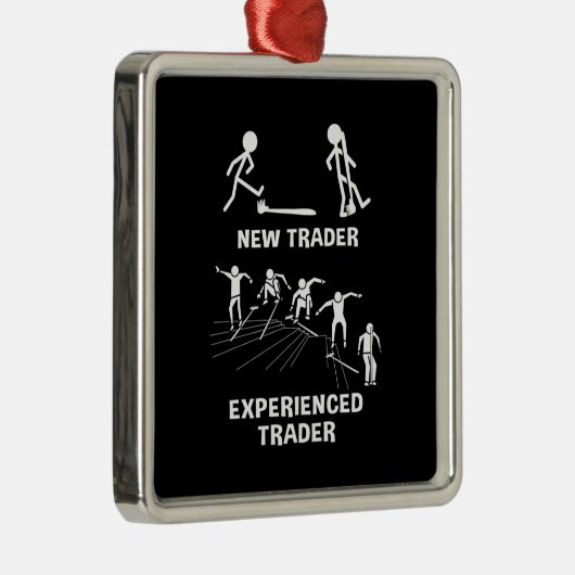 投資家経験豊富なトレーダー メタルオーナメント (右)