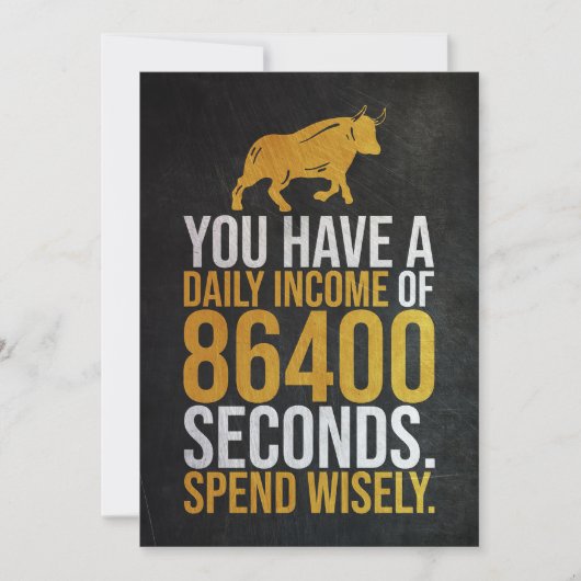 投資家86400秒日所得 セーブザデート (正面)