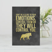 投資家 感情をコントロールせよ 招待状 (スタンド正面)