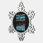 投資家Iが取引考えるについて スノーフレークピューターオーナメント (右)