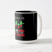 投資家IがIt日取引と呼ぶ ツートーンマグカップ (正面右)