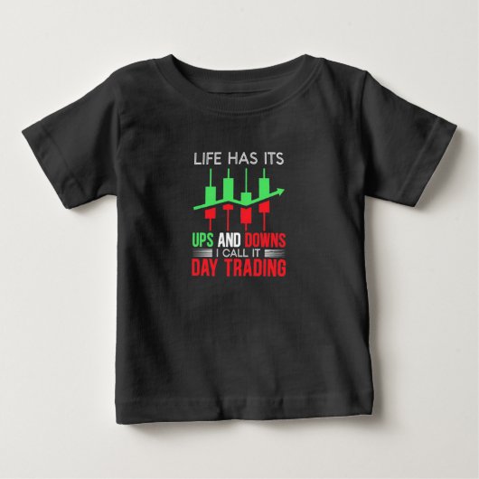 投資家IがIt日取引と呼ぶ ベビーTシャツ (正面)