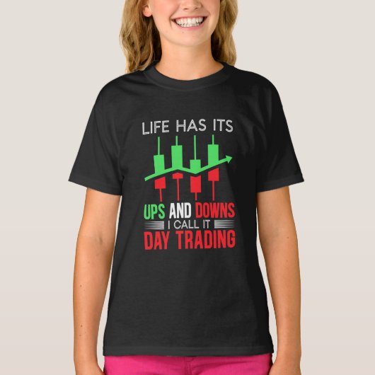 投資家IがIt日取引と呼ぶ Tシャツ (正面)