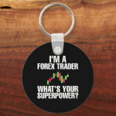 投資家Iは外国為替トレーダー キーホルダー (正面)