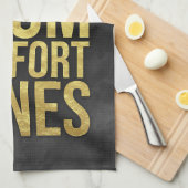 投資心地よいゾーン キッチンタオル (四つ折り)