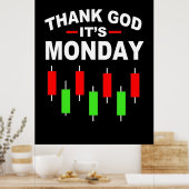 投資感謝してい者の神Itは月曜 ポスター (キッチン)