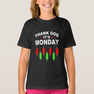 投資感謝してい者の神Itは月曜 Tシャツ