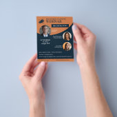 投資計画のウェビナー チラシ (手)