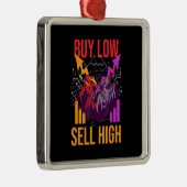 投資買者低売高高 メタルオーナメント (右)