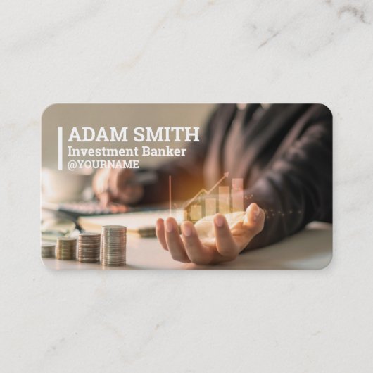 💲投資銀行員 名刺 (正面)