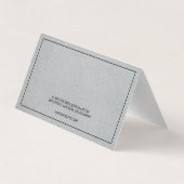 投資銀行家 | 機関 名刺 (裏面)