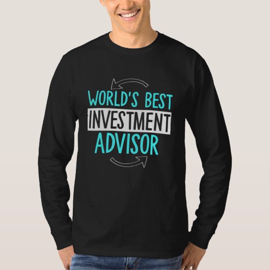 投資顧問デザイン1 Tシャツ (正面)