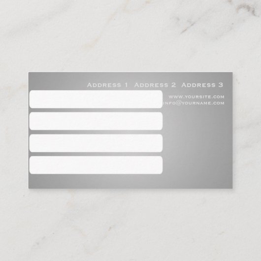 投資 – 名刺 (裏面)