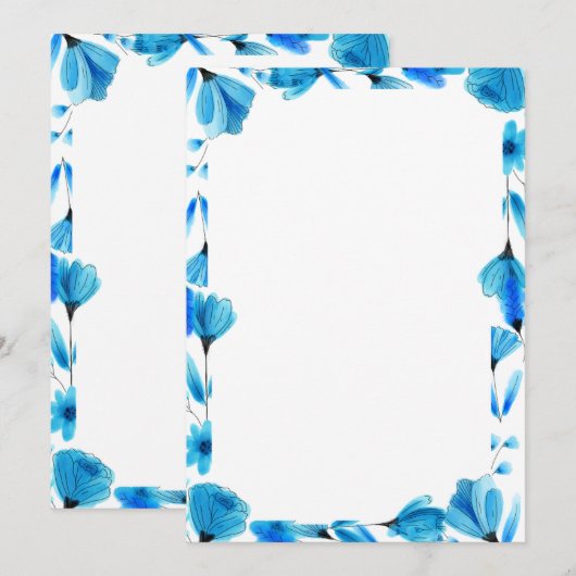 投資 招待状 (正面/裏面)