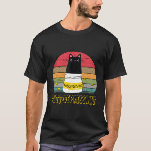 抗うつ猫 Tシャツ