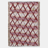 抗し難いアイスクリームふりかけるベリー装飾 スローブランケット (正面縦)