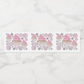 抗し難いアイスクリームウォーターボトルラベル ペットボトルラベル (シングルラベル)