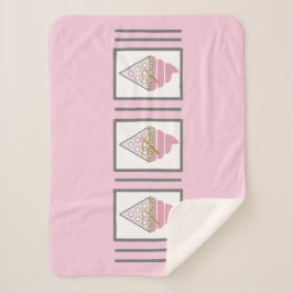 抗し難いアイスクリームシェルパブランケット – アディエラアクー シェルパブランケット