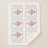 抗し難いアイスクリームシェルパブランケット シェルパブランケット (正面)