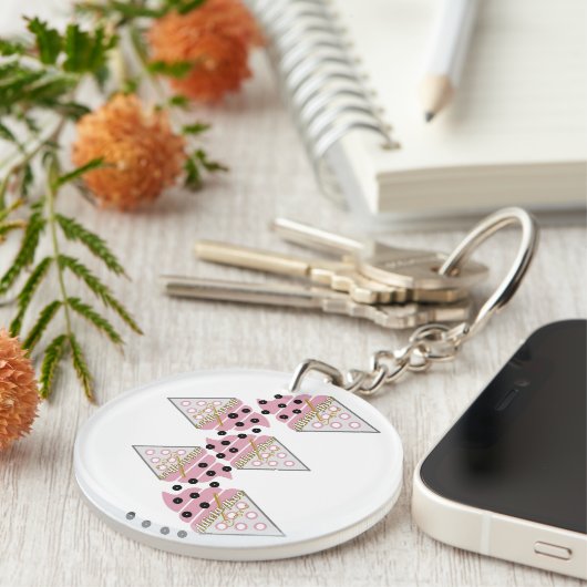 抗し難いアイスクリームスプリンクラーズキーチェーン キーホルダー (正面右)