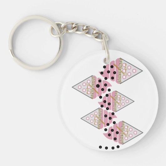 抗し難いアイスクリームスプリンクラーズキーチェーン キーホルダー (正面)