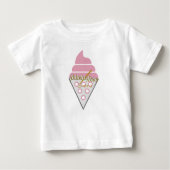 抗し難いアイスクリームベビーTシャツby Adiela Akoo ベビーTシャツ (正面)