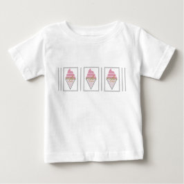 抗し難いアイスクリームベビーTシャツby Adiela Akoo ベビーTシャツ